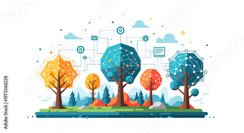 Clean and vibrant abstract shapes create a dynamic background. Perfect for modern marketing, website design, or adding a contemporary feel to any proj