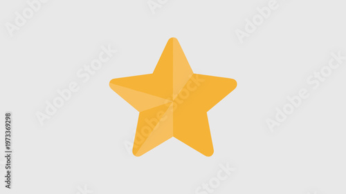 Symmetrical gold star icon – Perfect for excellence awards, achievement badges, or premium service indicators.