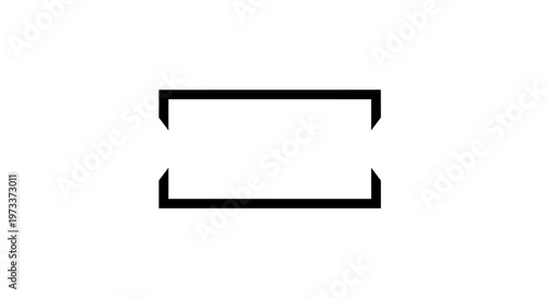Black quotation mark symbol icon.
