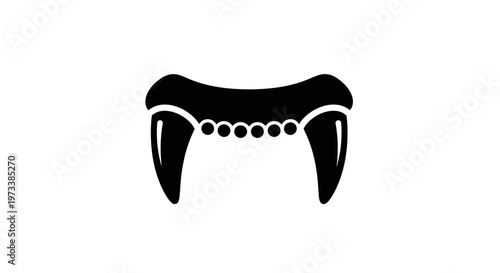 Black piercing jewelry dental grill.
