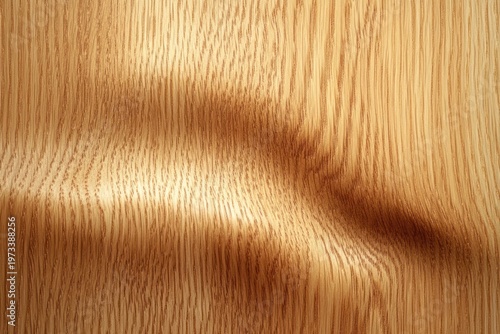 close-up of warm golden wood grain with flowing ripples and soft light evoking calm and warmth