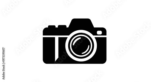 Camera Icon Graphic Design Element.