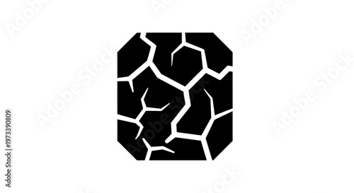 Cracked Texture Background Pattern Design.