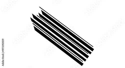 Black parallel lines on white background.