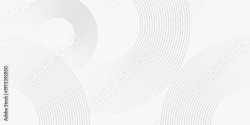 Modern abstract background with subtle circular line patterns and light white texture. Ideal for minimal and professional design projects.