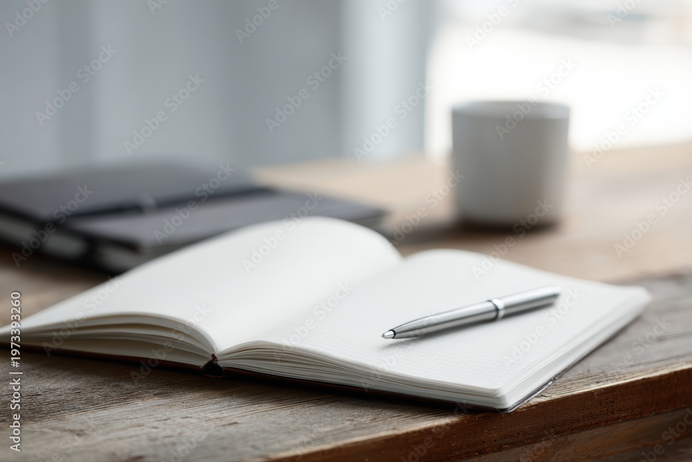 Fototapeta premium Entrepreneur planning startup strategy business notebook workspace