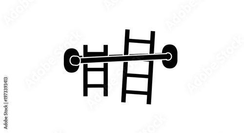 Dumbbell weightlifting equipment fitness tool.