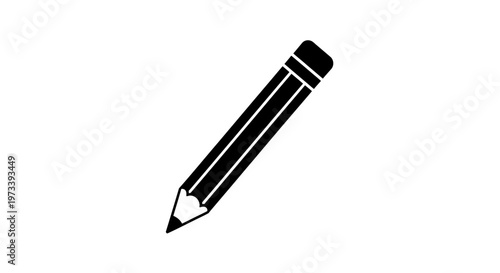 Black Pencil Writing Instrument Stationery.