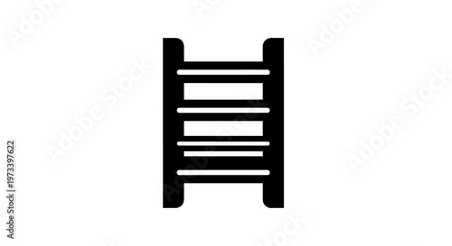 Heated towel rail bathroom heater.