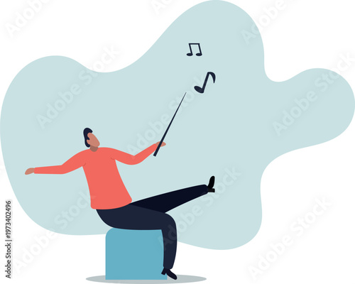 metaphor of leadership to lead company to success,human life and situation.