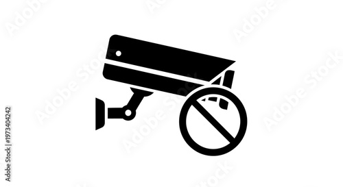 No CCTV Surveillance Camera Allowed Sign.