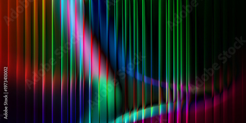 Colorful Vertical Lines: Abstract Light Spectrum Background