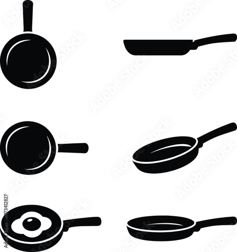 Black and white line of human eye and vision concepts sight pupil iris