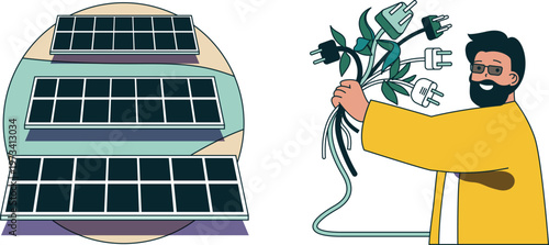 Harnessing solar energy for a greener future with plant-like power generation