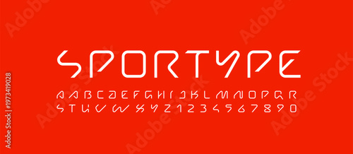Technical future font, trendy digital cyber alphabet, letters from A, B, C, D, E, F, G, H, I, J, K, L, M, N, O, P, Q, R, S, T, U, V, W, X, Y, Z and numbers from 0, 1, 2, 3, 4, 5, 6, 7, 8, 9 for design
