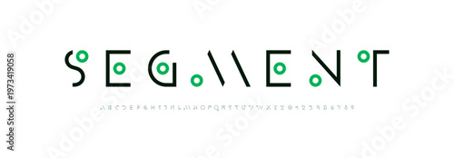 Art font, logo alphabet, letters from A, B, C, D, E, F, G, H, I, J, K, L, M, N, O, P, Q, R, S, T, U, V, W, X, Y, Z and numbers from 0, 1, 2, 3, 4, 5, 6, 7, 8, 9 for brand name design, vector