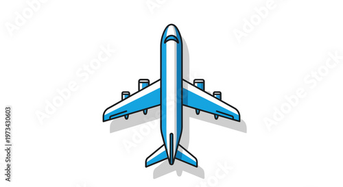 Airplane flying in the sky high.