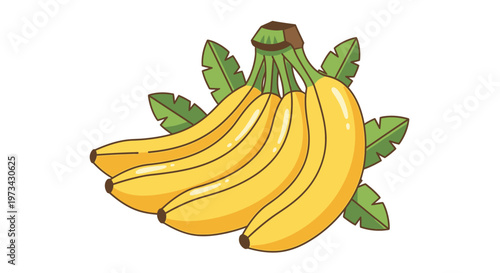 A bunch of ripe yellow bananas.