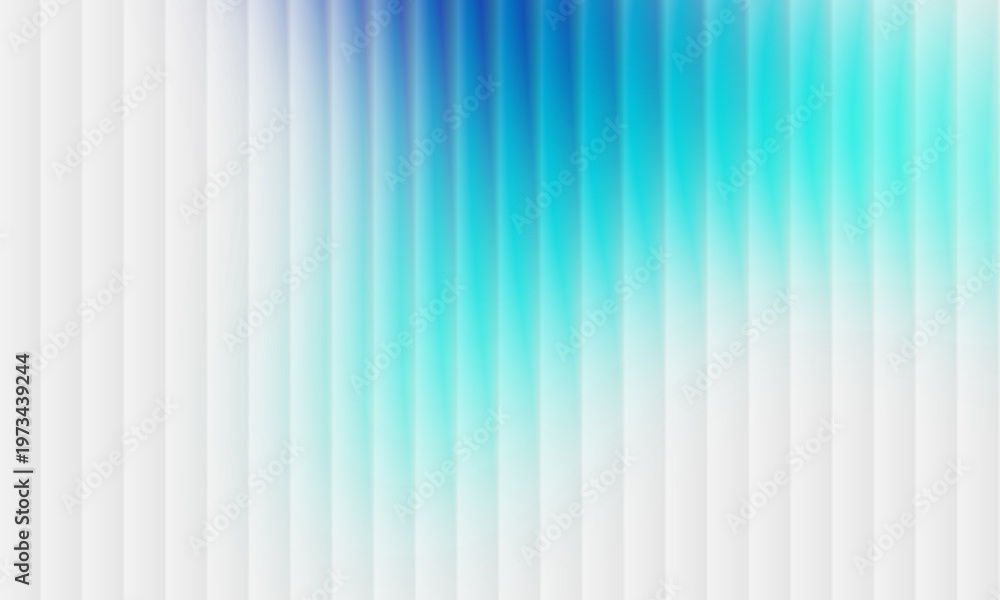 Obraz premium Abstract gradient background with blue and white vertical stripes pattern