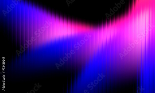 Abstract Glowing Neon Pink and Blue Light Streaks Against a Dark Textured Background