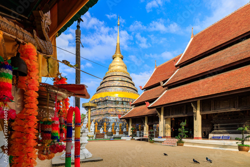 Konstfotografi Wat phra that lampang luang temple , Lampang , Thailand
