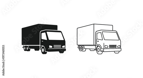 Truck Transportation Vector Illustration Vector