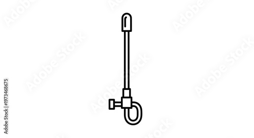 Durable Bicycle U-Lock with Key for Secure Bike Parking and Anti-Theft Protection