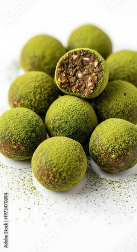 Delicious Matcha Energy Bites - Healthy Snack Treats.