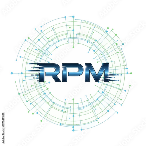 RPM Letters in Bold Font.