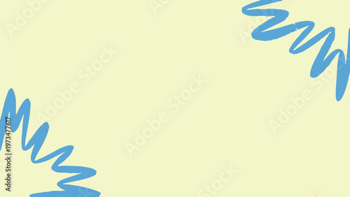 A Background with Blue Squiggly Lines on Yellow