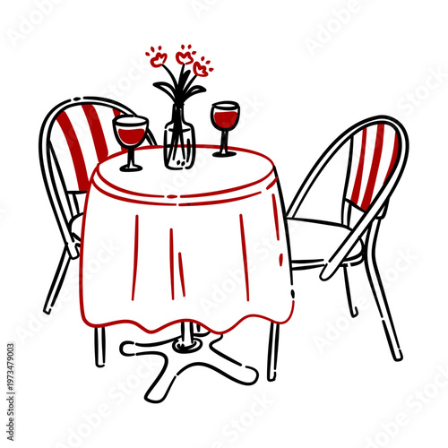 romantic italian dining table