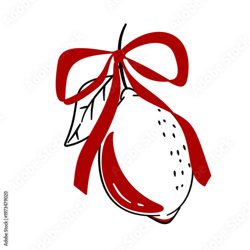 lemon coquette with red shade