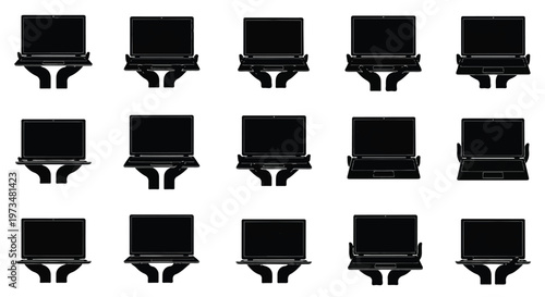 Black plastic chair legs furniture feet.