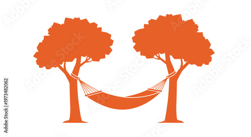 Hammock Between Two Trees.