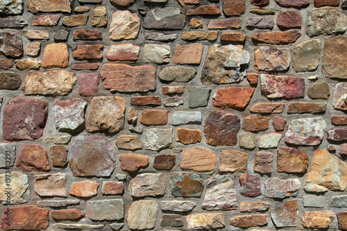 Canvastavla Natursteinmauerfassade