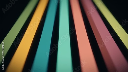 Colorful Pencils Arranged in a Row.