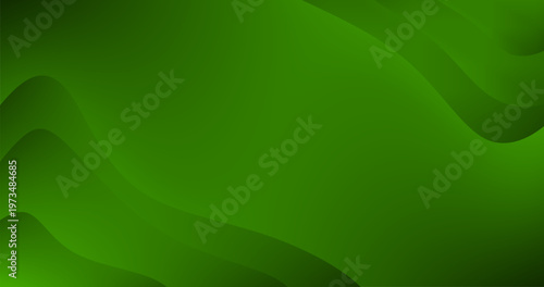 Copy Space Background with Green Fluid Different shades and thickness Abstract pattern
