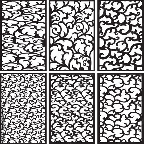 Premium Jali Screen Patterns | Laser Cut EPS Bundle