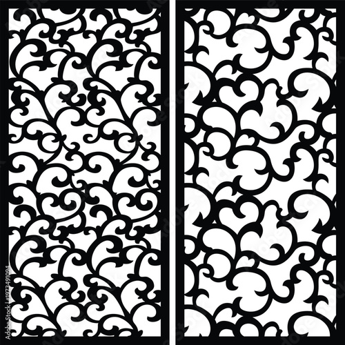 Premium Jali Screen Patterns | Laser Cut EPS Bundle