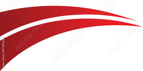 abstract creative minimalist red gradient dynamic curve shapes design for business card, banner, poster, background.