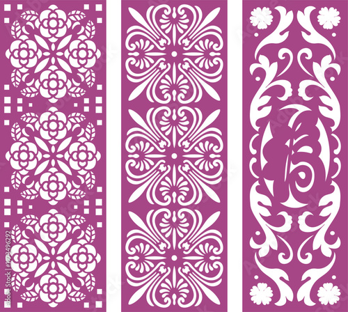 Premium Jali Screen Patterns | Laser Cut EPS Bundle