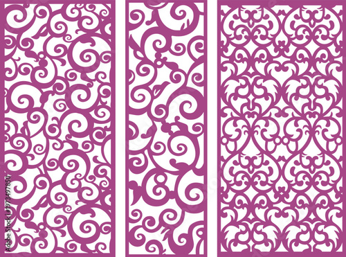Premium Jali Screen Patterns | Laser Cut EPS Bundle