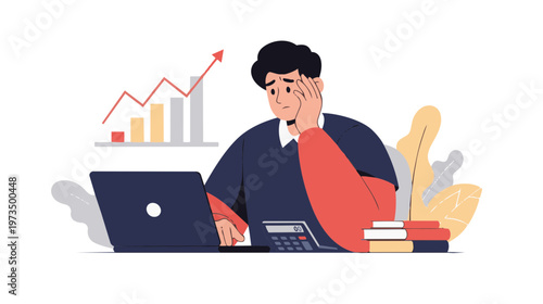 Two men moving boxes and office equipment in a workspace environment