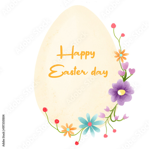 Konstfotografi easter greeting card