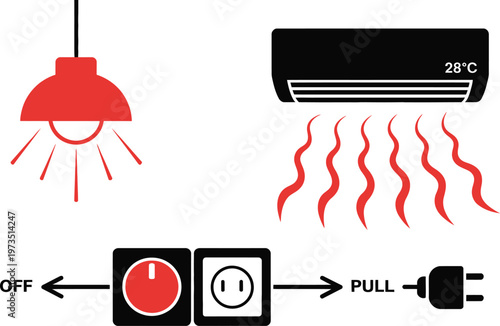 Of Home Appliances: Light, Air Conditioner, and Electrical Controls