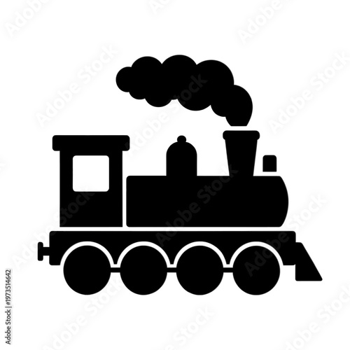 Steam Train Line Icon