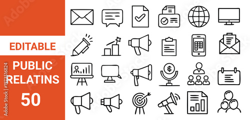 Public health icon set. Containing healthcare, doctor, hospital, medical services, vaccine, hygiene, healthy lifestyle, health awareness and more.