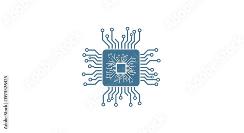 Microchip electronic circuit board component.