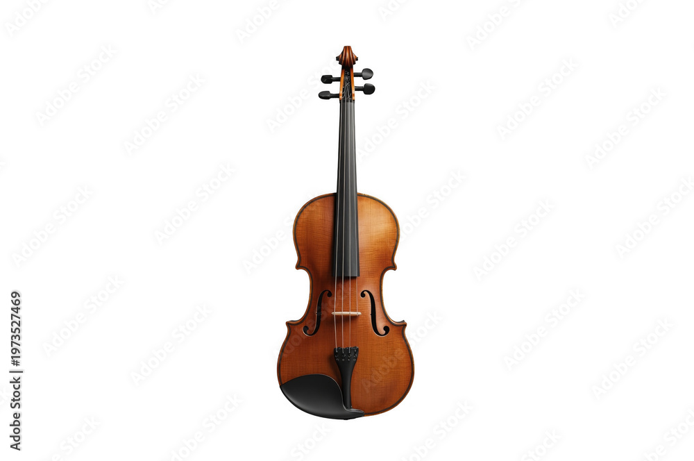 Fototapeta premium Violin musical instrument for classical symphony orchestra