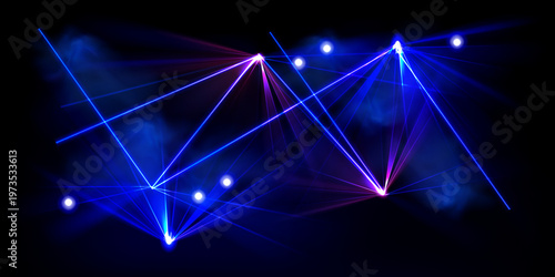 Laser light beam stage background with vibrant glowing rays and dynamic illumination effects for concert performance nightclub party and futuristic entertainment visual backdrop design